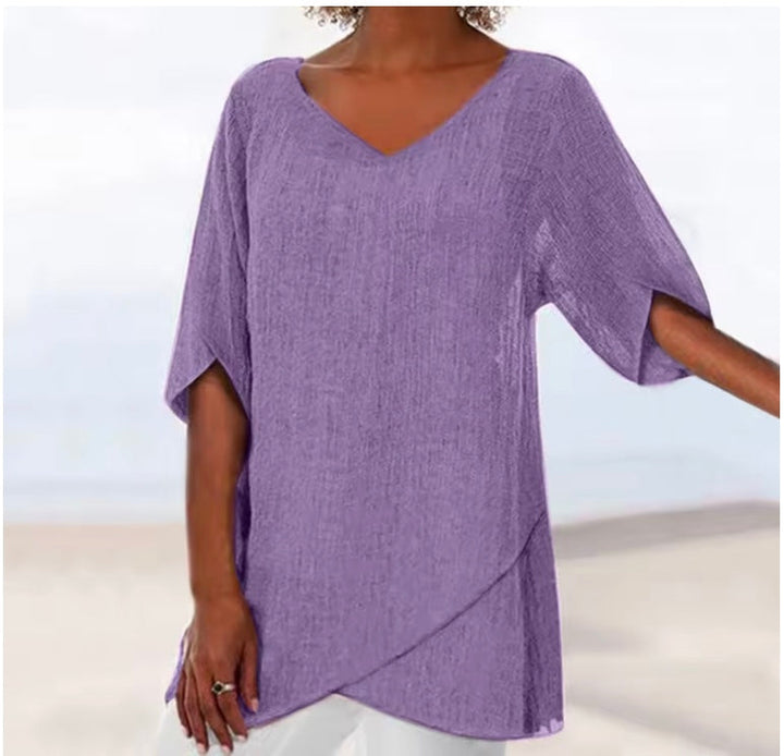 Connie | Premium V-Neck Blouse